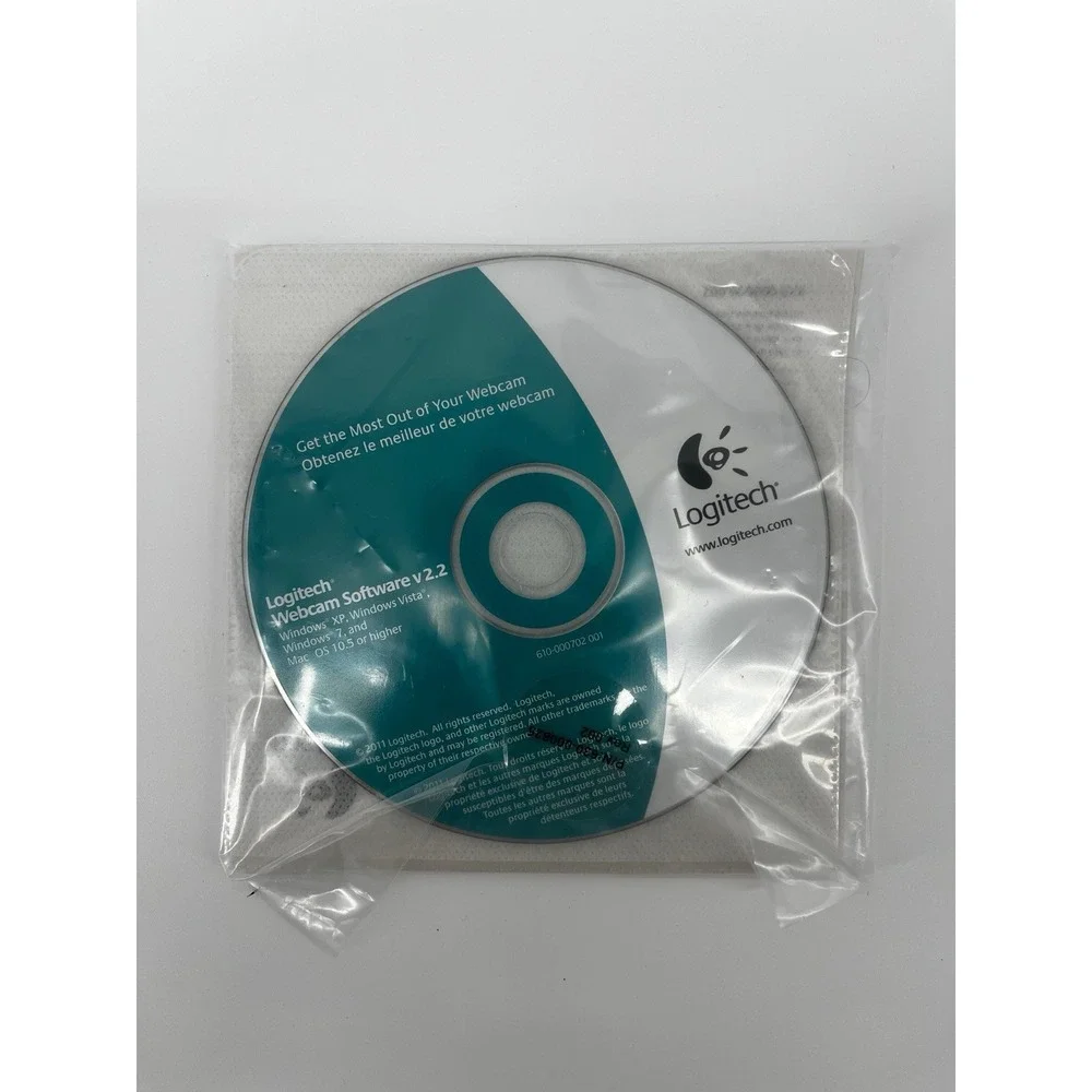 Logitech Webcam Software V2.2 PC Disk for Windows XP Vista 7‎ Web Cam 2.2